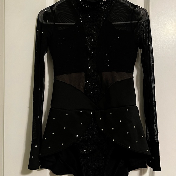 Weissman Dresses & Skirts - Black figure skating dress